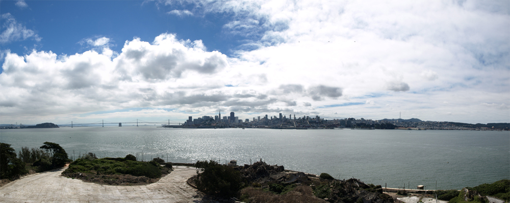 Panorama: Blick von Alcatraz nach San Francisco. © Tanja Banner